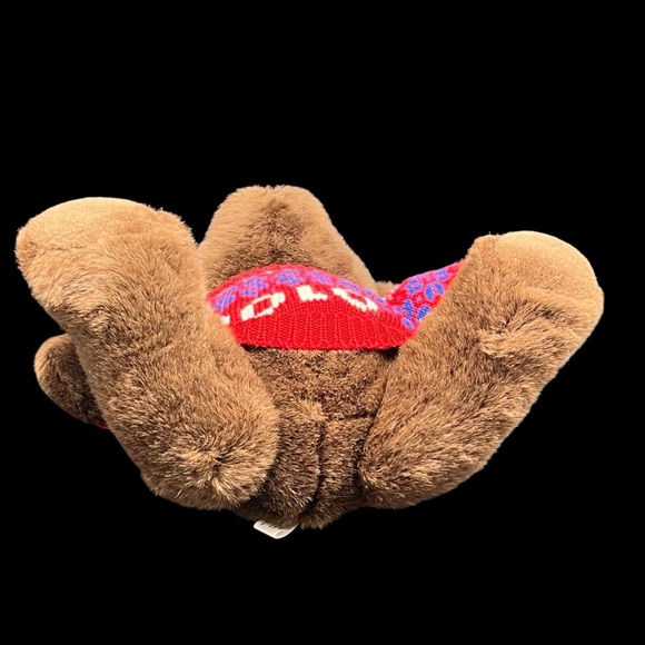Vintage Y2K Polo Ralph Lauren 2000 14” Teddy Bear Plush Toy Nordic Knit Sweater - Picture 6 of 12